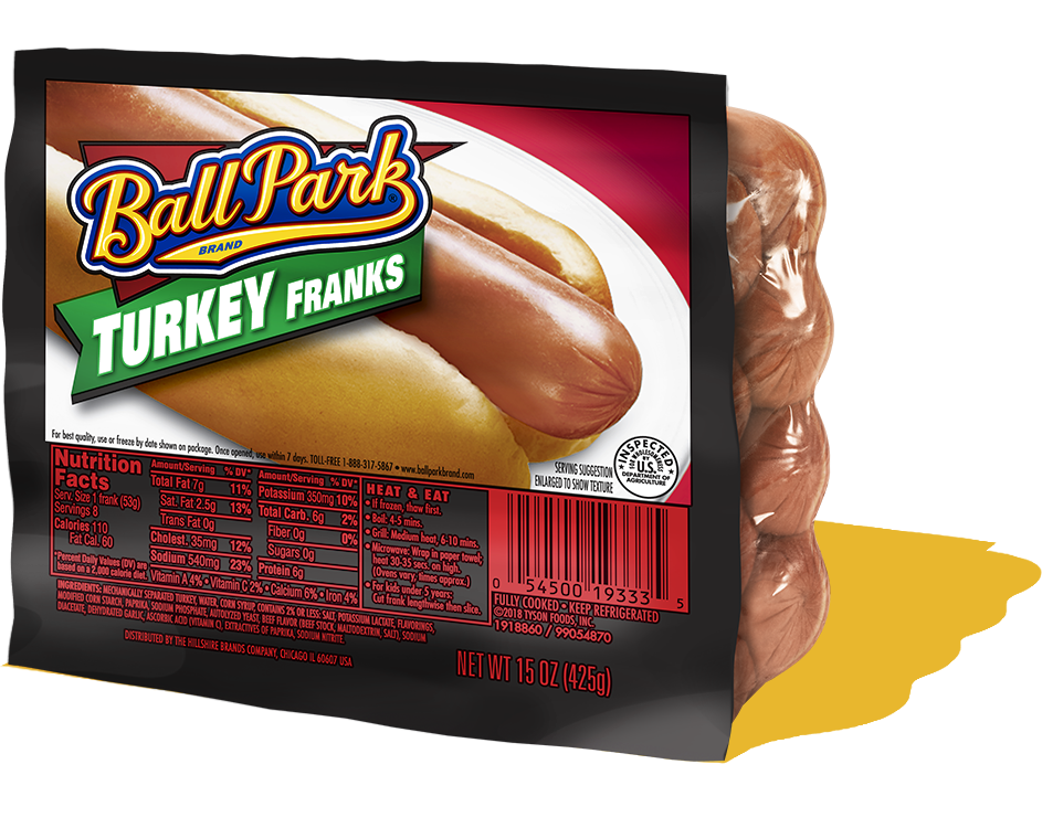 Ballpark Turkey Hot Dog Nutrition Facts Besto Blog