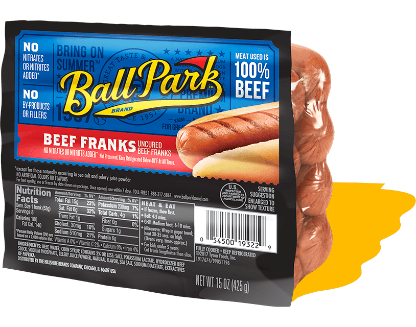 Ballpark Hot Dogs Nutrition Facts